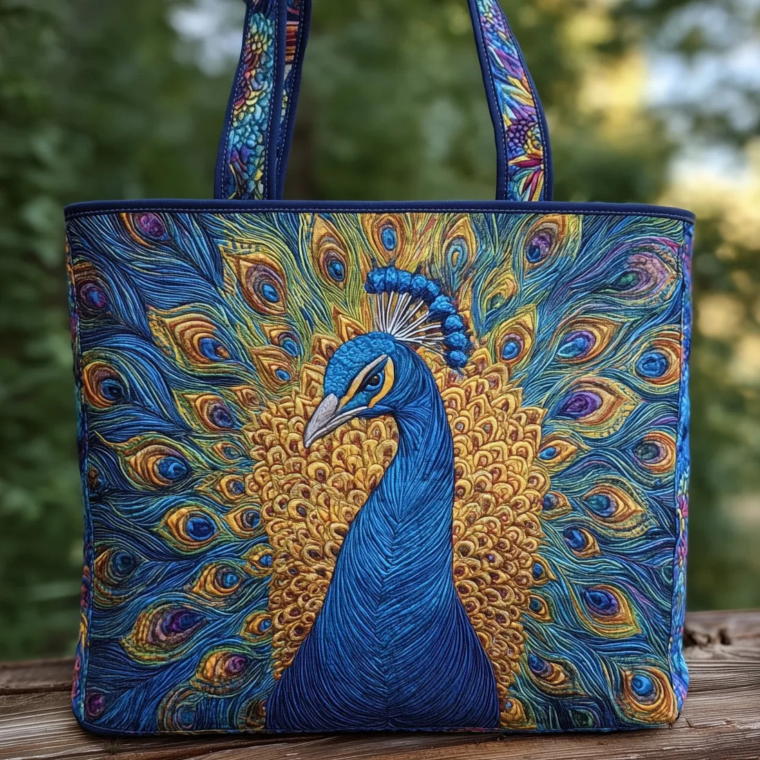 Ročno izdelana torba - Pavo Real