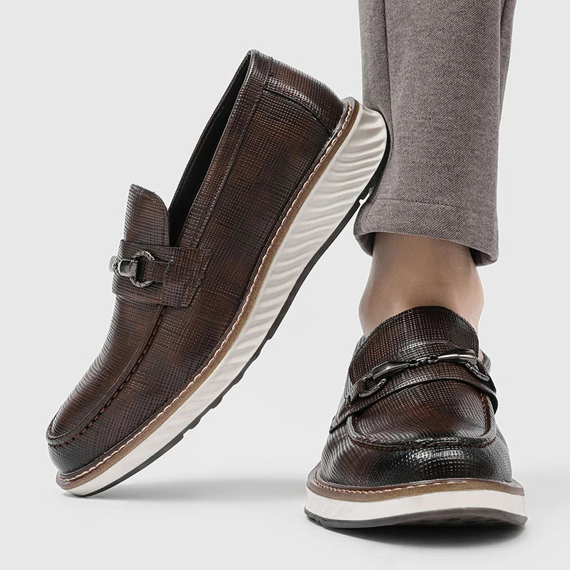 Mocasines de cuero elegantes