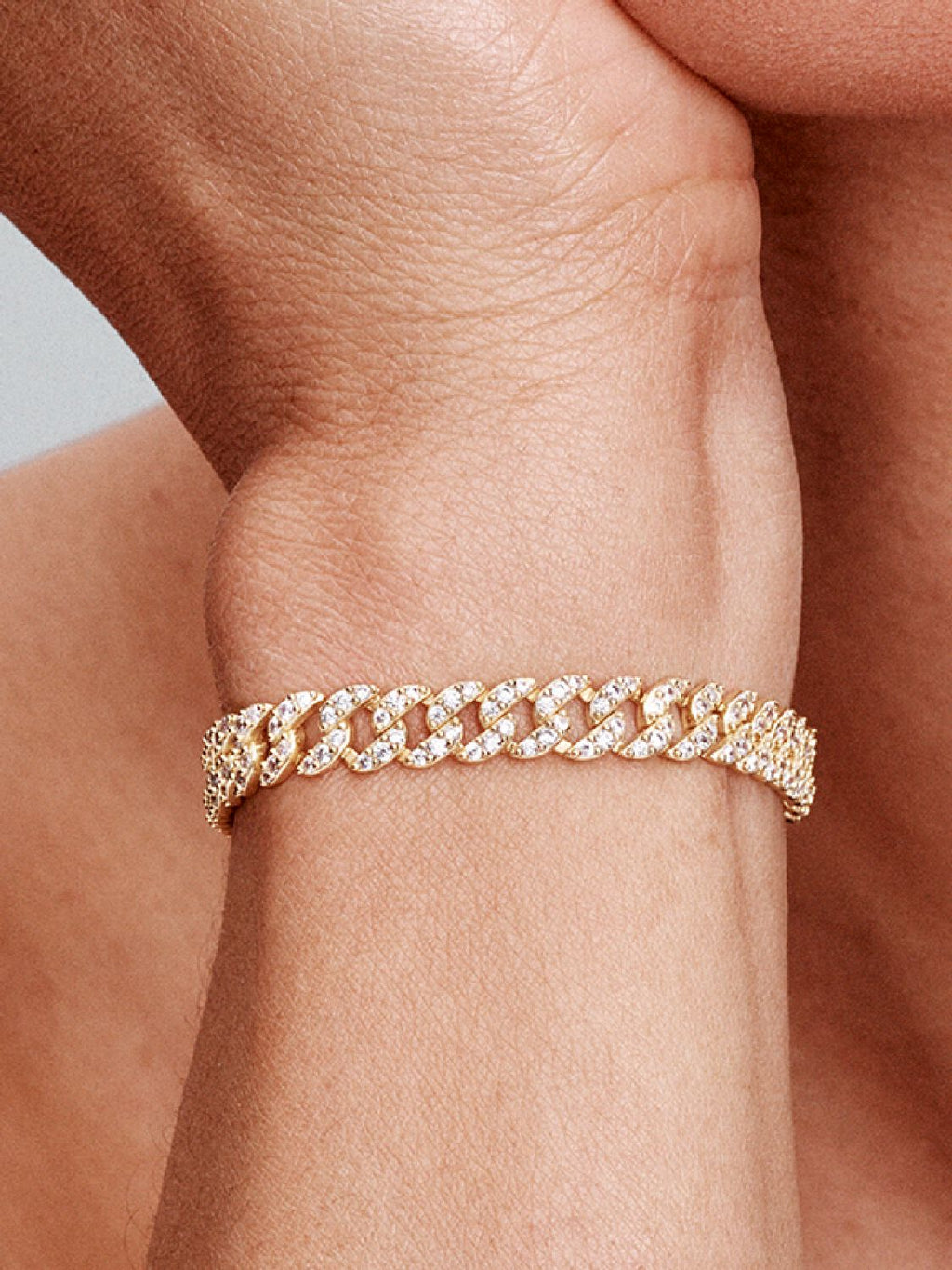 Pulsera Cubana v Moissanitu
