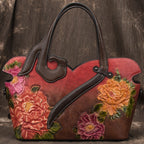 Perla™ | Bolso de Cuero Floral