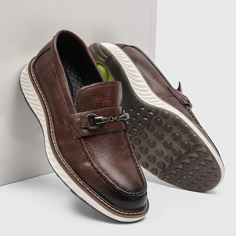 Mocasines de cuero elegantes