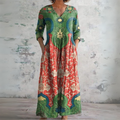 Judith | Maksimalna vintage cvetna obleka
