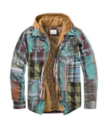 Alain™ | Blazer iz patchwork karir