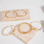 Set de Pulseras Elegancia con Nudos | Oro