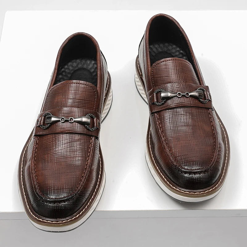 Mocasines de cuero elegantes