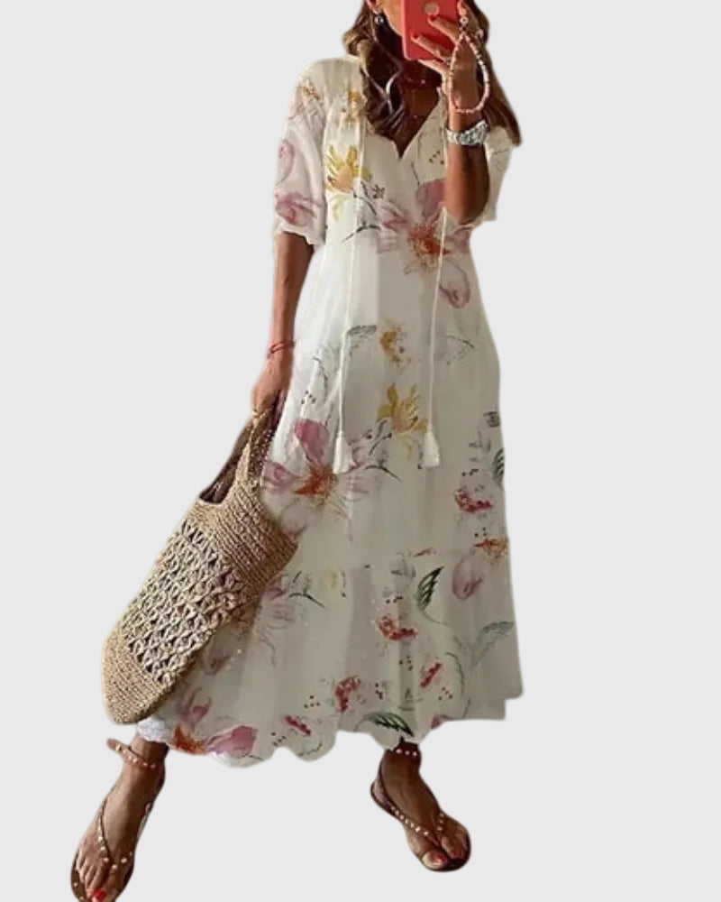 Amalia | Maxi Boho Vintage Poletna Obleka
