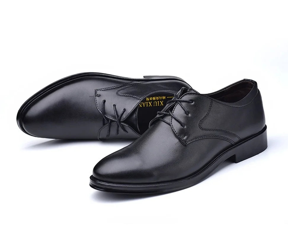 Zapatos de cuero de negocios