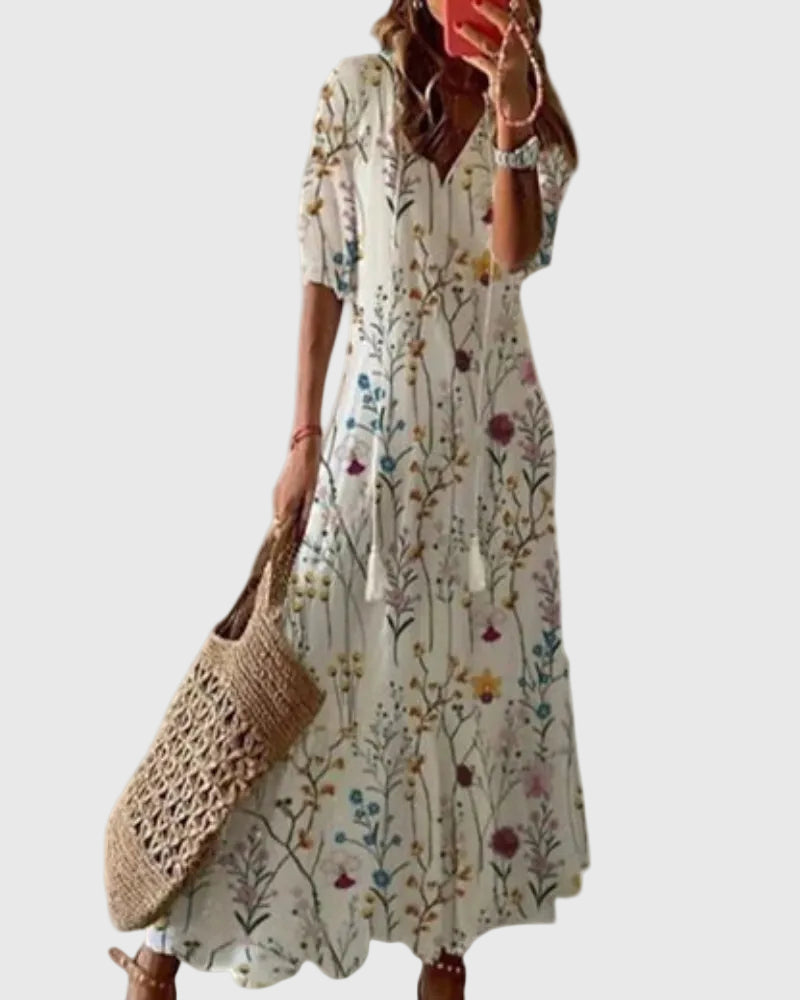 Amalia | Maxi Boho Vintage Poletna Obleka