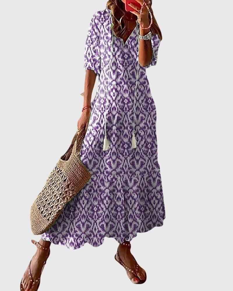 Amalia™ | Poletna Boho Vintage Obleka