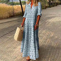 Nora - Eleganten Boho Maxi Oblek