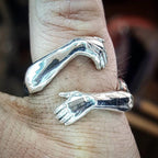 Anillo de plata 925 "Abrazo"