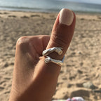 Anillo de plata 925 "Abrazo"