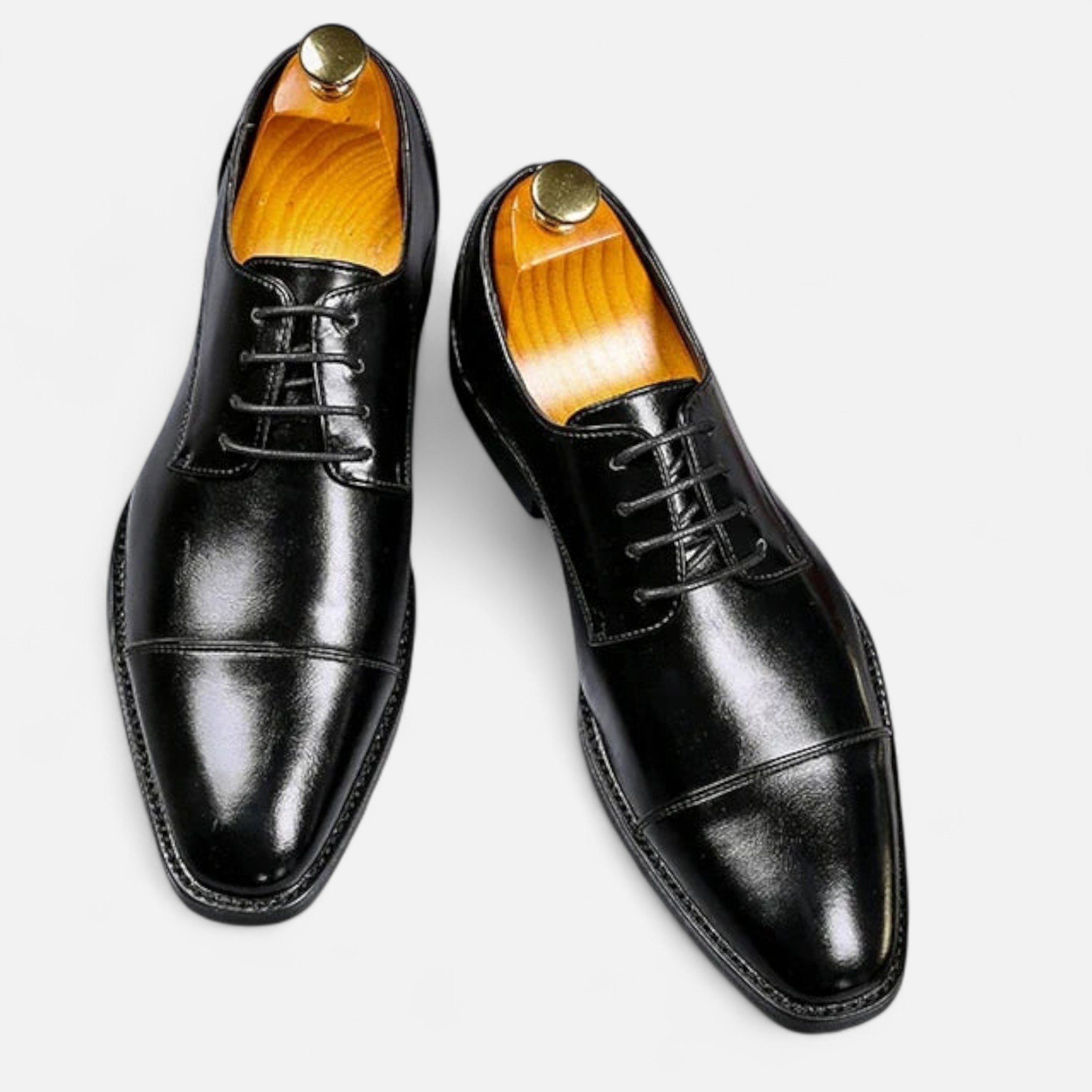 Zapatos de vestir de cuero elegantes