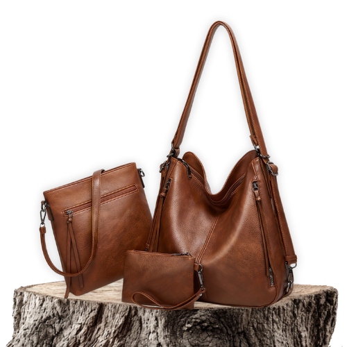 Amelia™ | Usnjena torba vintage