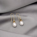 Pendientes de perlas colgantes