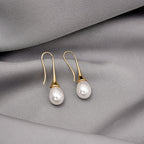 Pendientes de perlas colgantes