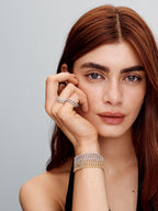 Pulsera Cubana v Moissanitu