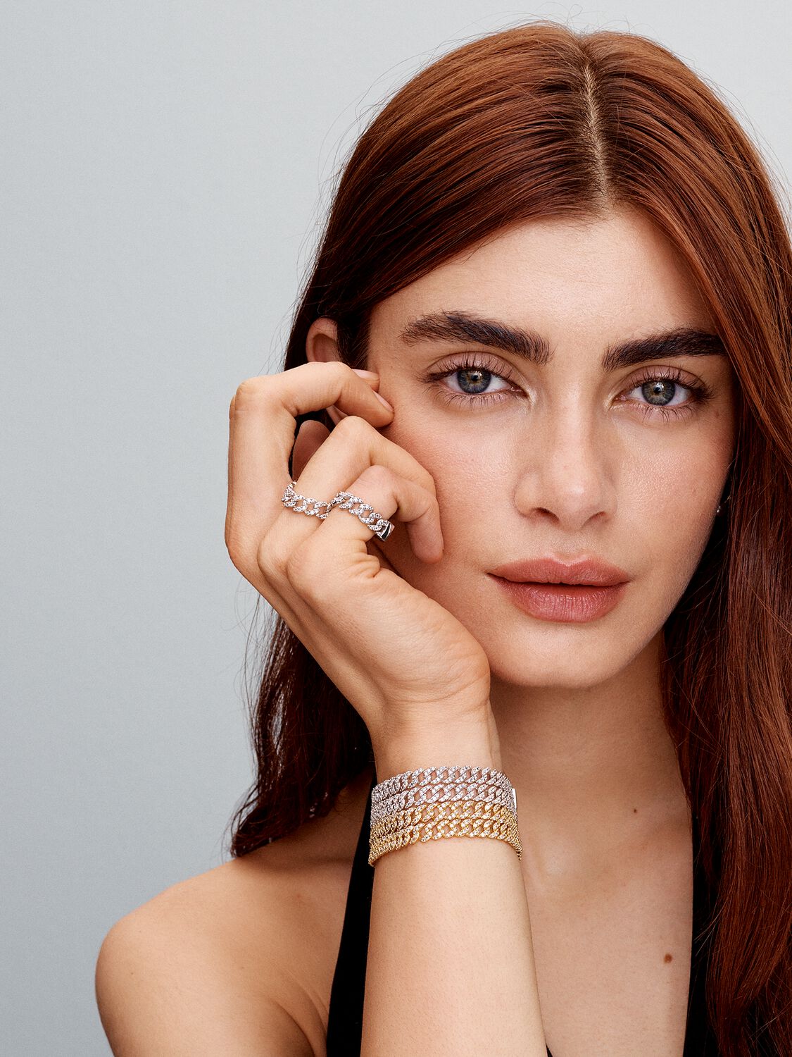 Pulsera Cubana v Moissanitu