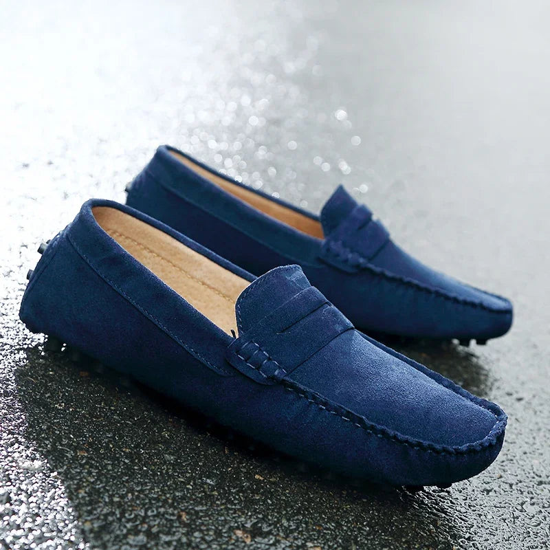 Mocasines de ante casuales