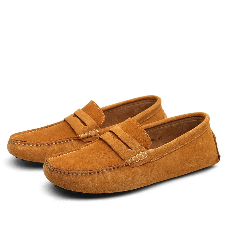 Mocasines de ante casuales