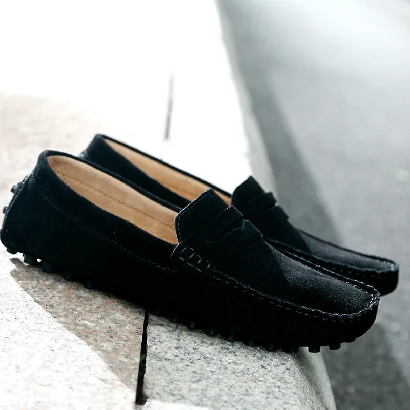 Mocasines de ante casuales