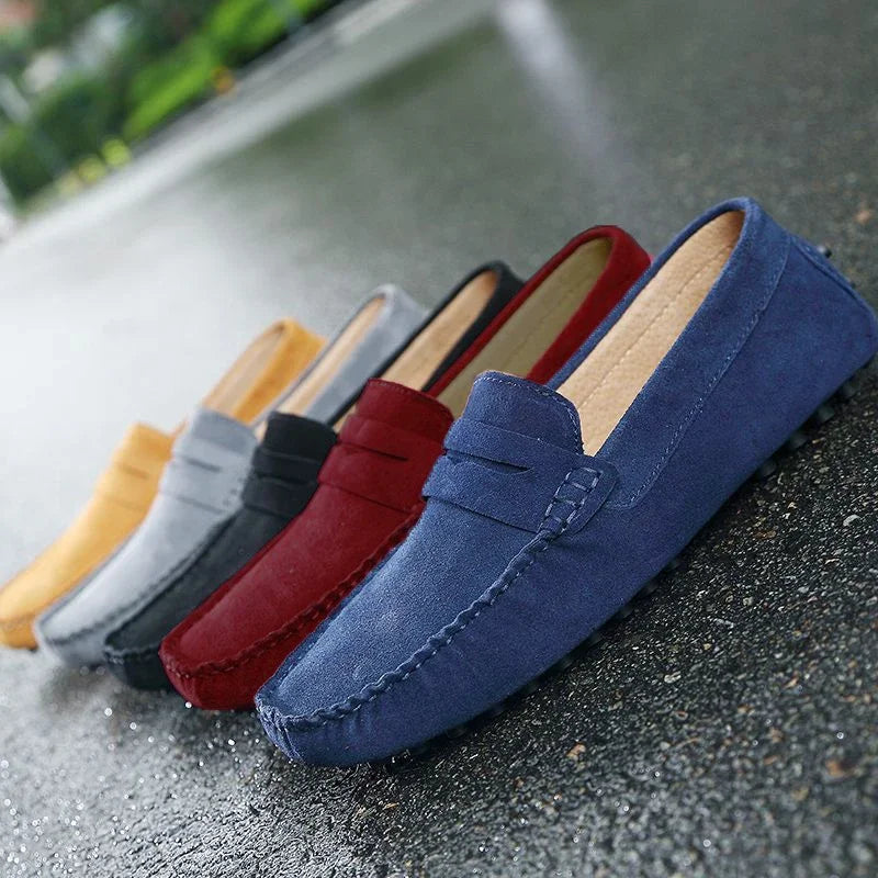 Mocasines de ante casuales
