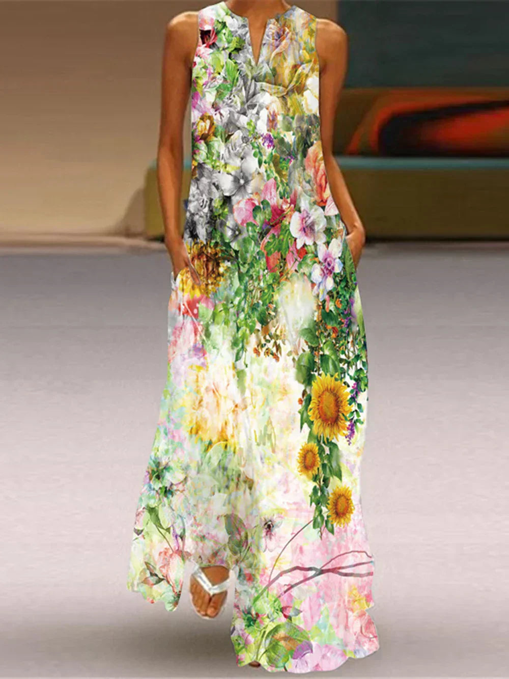 Aurelia™ - A-linijska obleka Butterfly Bloom
