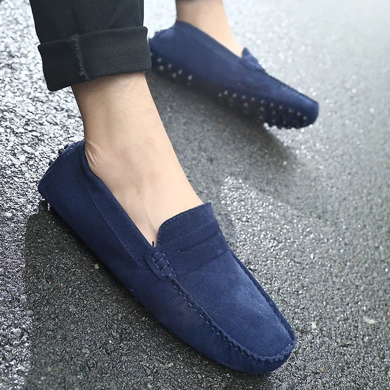 Mocasines de ante casuales