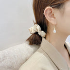 Pendientes de gota con perlas
