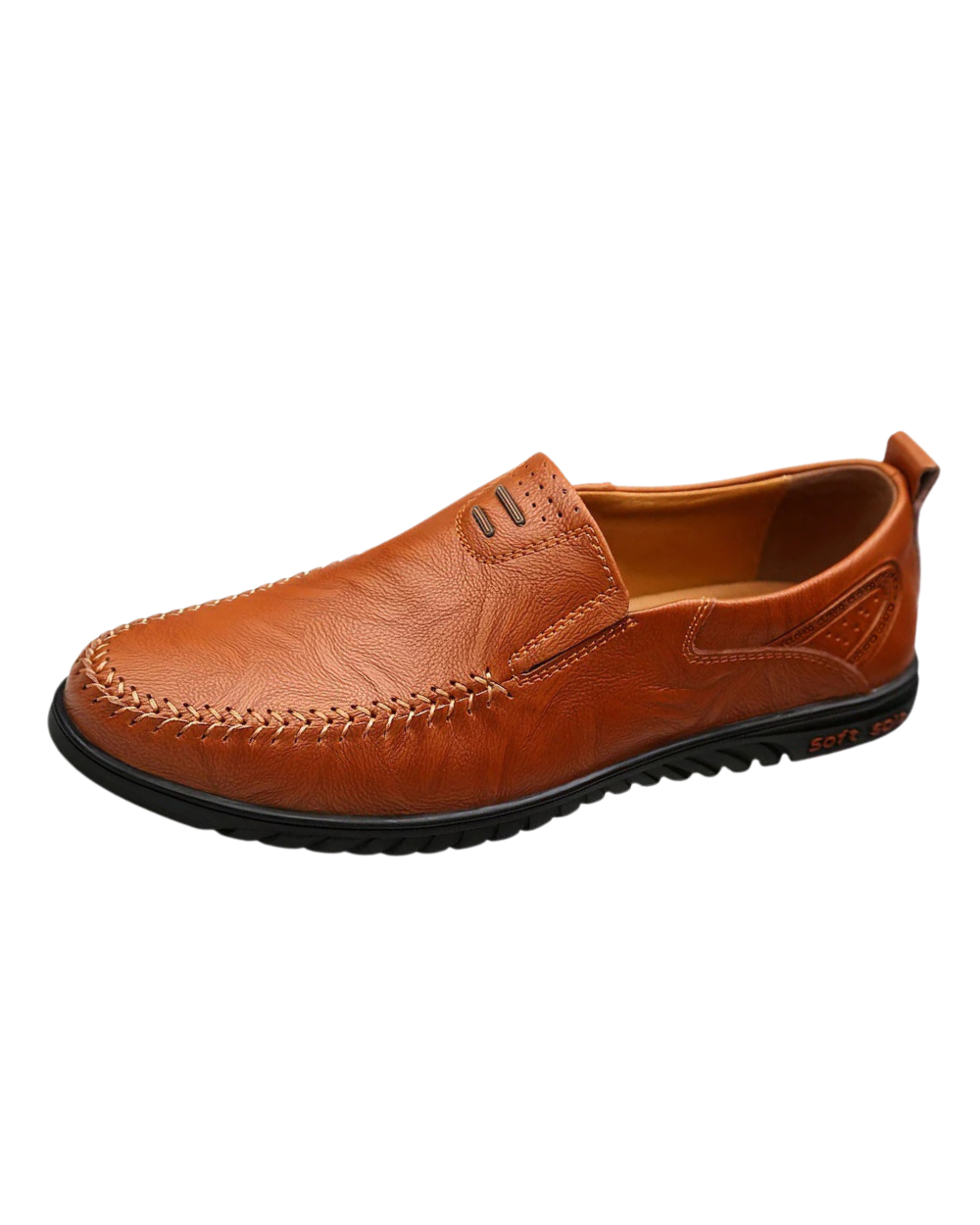 Elegantes mocasines de cuero