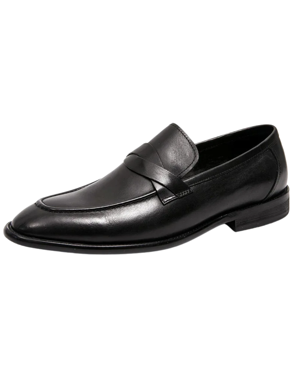 Elegantes mocasines de cuero