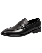 Elegantes mocasines de cuero