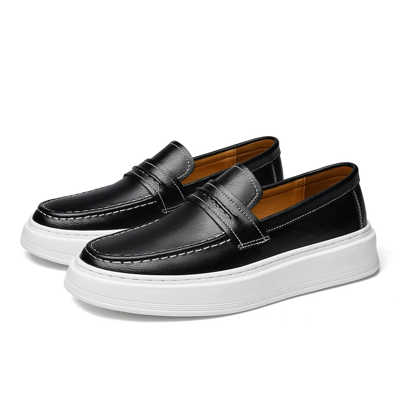 Mocasines de cuero premium
