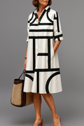 Ellie™ | Elegantna Midi Obleka