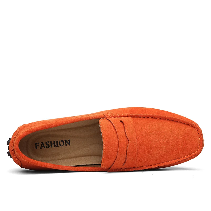 Mocasines de ante casuales