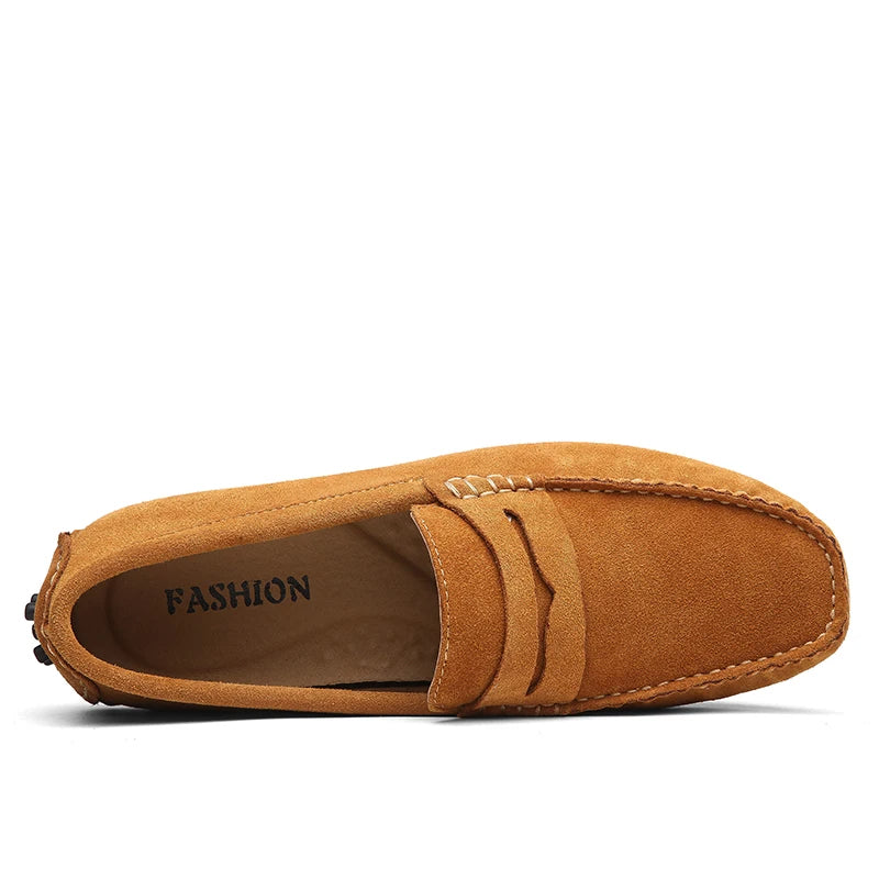 Mocasines de ante casuales