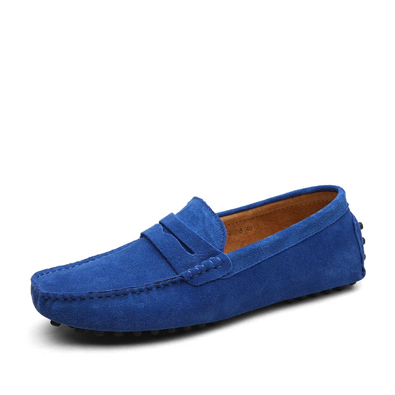 Mocasines de ante casuales