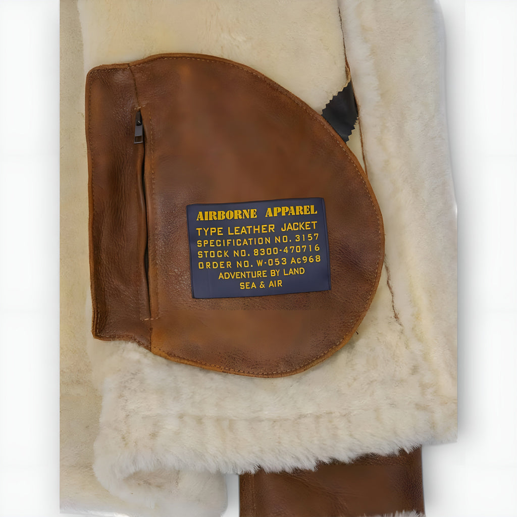 Aron™ | Chaqueta bomber con capucha de piel