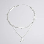 Collar triple de plata 925