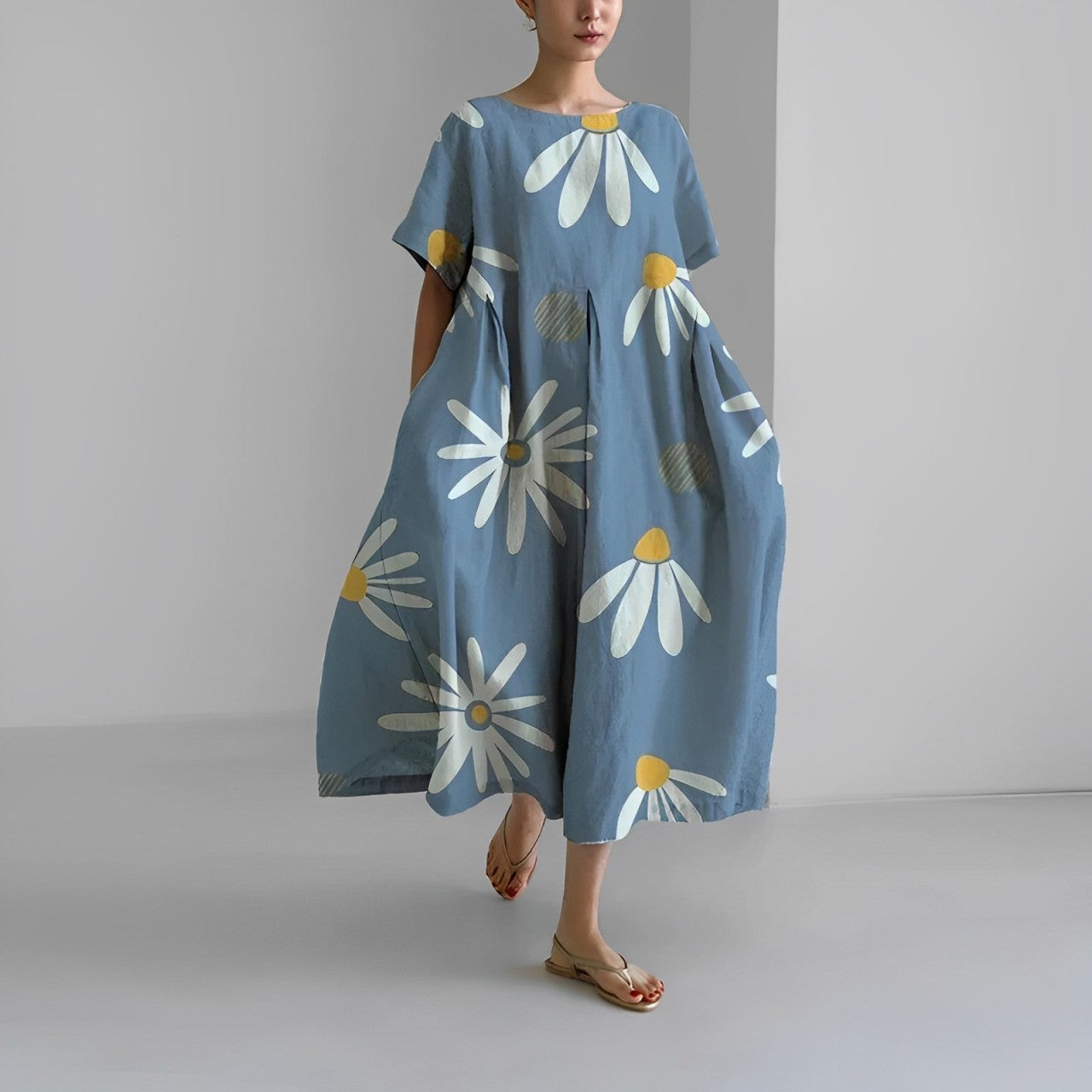 Daisy - Maxi Ohlapen Retro Oblek